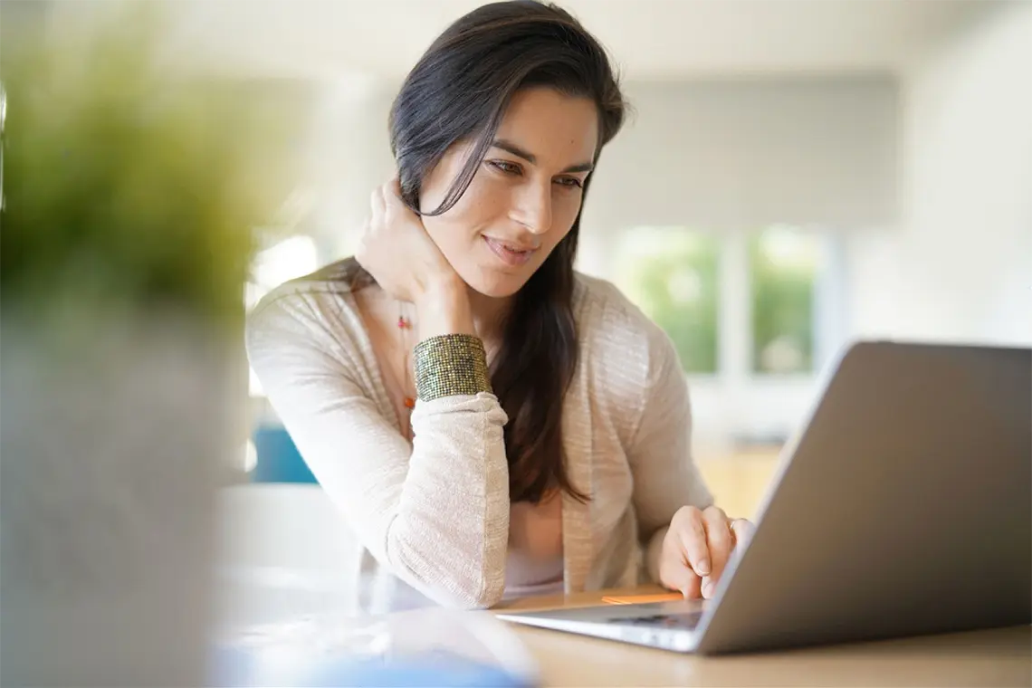 Preguntas Frecuentes Persona buscando información en internet sobre estrategias de velocidad de carga y SEO para sitios web peruanos.